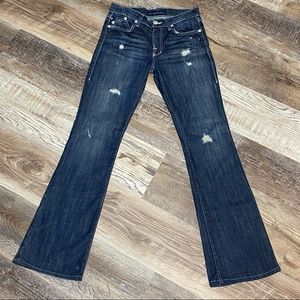 Rock & Republic Marissa Flare Distressed 25